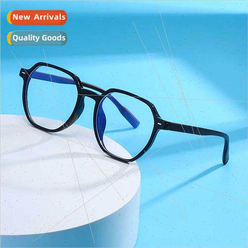 Ultra-light TR90 wood grain legs flat glasses 2021 new men w