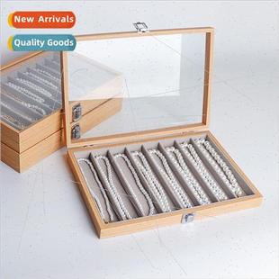 pearl necklace bone wood snake grain long Pearly organizer