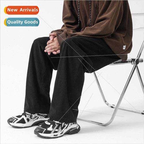 Pants men fall new gangster handsome drag ground pants sport