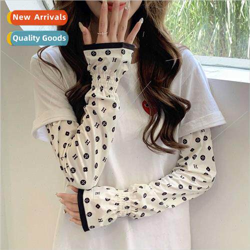 Summer new sunscreen ice sleeve ice silk sleeve set anti-ult