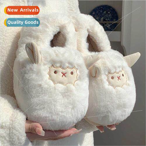 Bedroom warm cotton slippers full package wh soft bottom moo