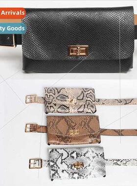 Snake women belt fanny pack thin belt Waistcoat belt mobile