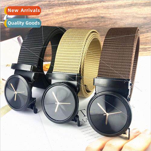 Summer Outdoor Tactical Sports Belt Faux Nylon Toothless Aut