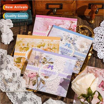 Romantic secret series vintage material book  collage bottom