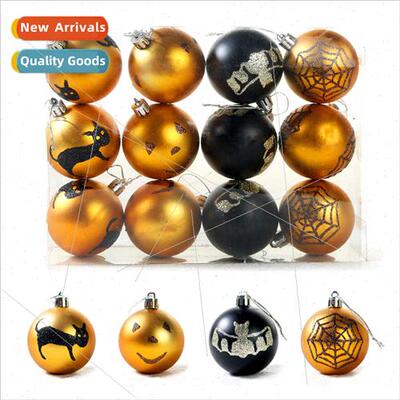 Halloween decorations 6cm12pcs colorful Halloween theme plas