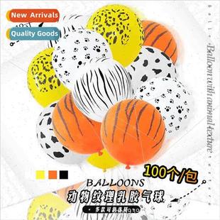 flowers animal paw dog cows printed balloons print inch