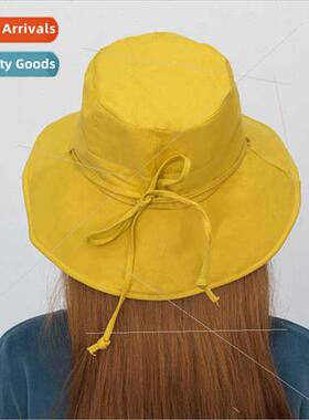 Spring summer hats female Korean fashion solid colour casual