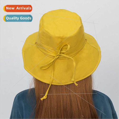 Spring summer hats female Korean fashion solid colour casual