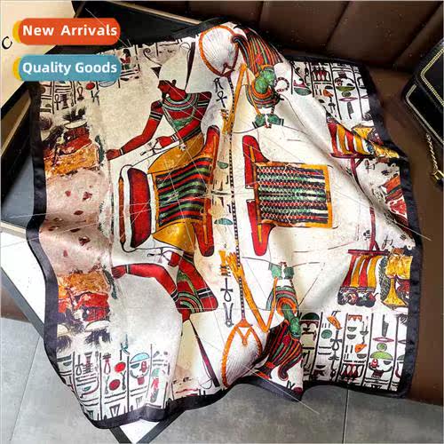 lk scarf female Korean  retro hundred wh Mulberry lk 53cm si