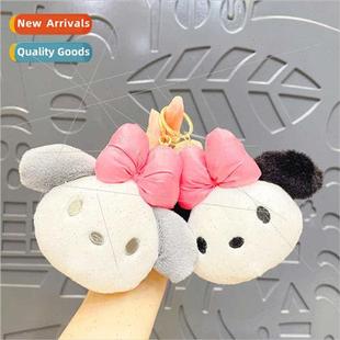 coin purse keychain Pacha plus pendant dog small Bow storage