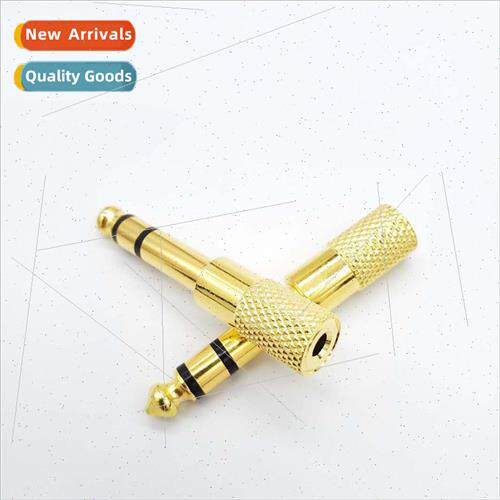 6.5 to 3.5 hole gold-plated dual-channel audio adapter Mic M