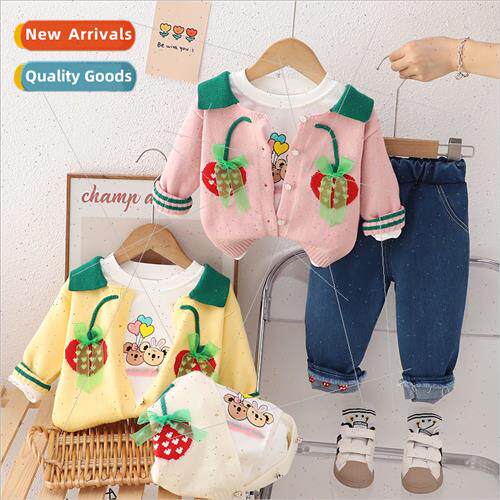 2299 girls fall cardigan jacket childrens su new fashionable