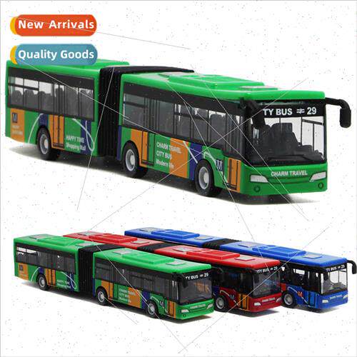 Alloy double elongated mini bus Tiny boomerang children toys