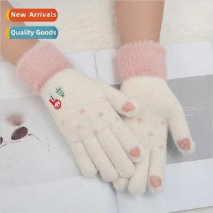 Autumn winter women gloves padded warm Korean Europe Uned S