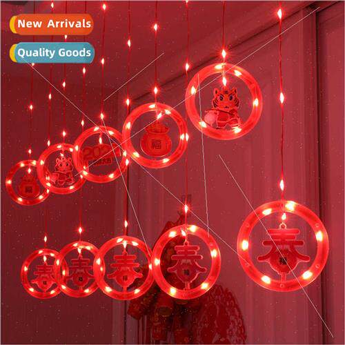 2024 New Year Decoration ghts LED Year Tiger String ghts Win
