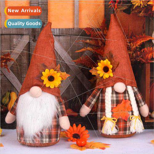 Harvest Festival s Thanksgiving Autumn Colors Doll Sunflower