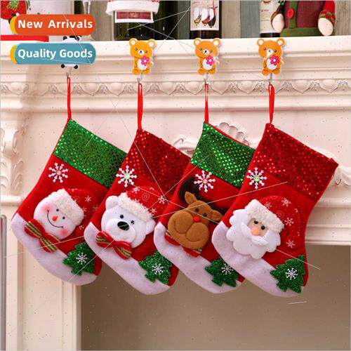 Old Man Christmas Stockings Stand-up Christmas Stockings Chr