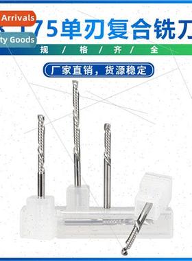 New Carbide 3.175 ngle Edge Compose Milling Cutter