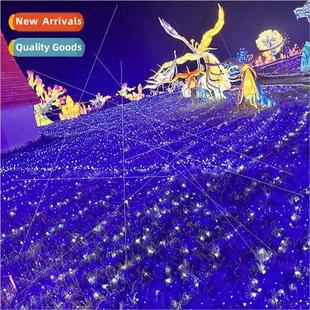 outdoor Led lights colored hanging star string full
