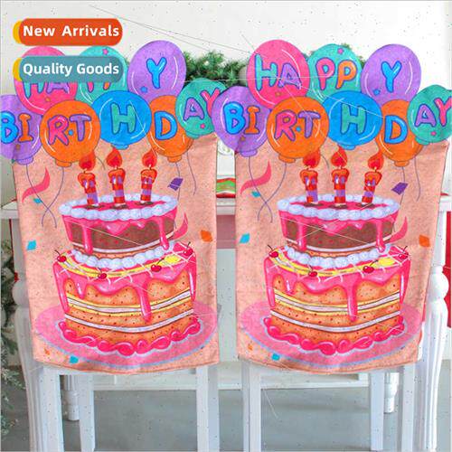 New birthday table chair cover decoration kids birthday hote