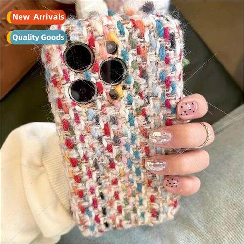 ins personality fall and winter weaving pattern 适用 15ProMa