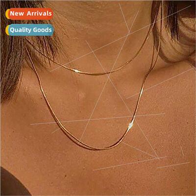 Europe Stacking Minimalist che Women Necklaces Collar Bone C