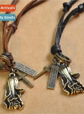 Brish ethnic retro lerary cabbage pendant men women new swea