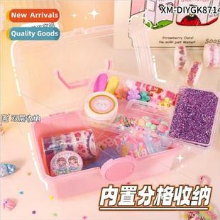 card set handmade glue stickers diy goo girls Cream toys