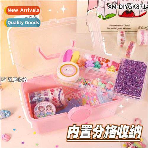 Cream glue goo card set toys girls diy handmade stickers goo