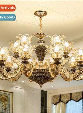 living room chandelier modern simple atmosphere home French