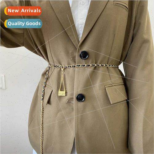 Waist Chain Women Dresses Metal Small Iron Bag Connection Fa