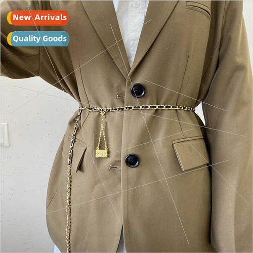 Waist Chain Women Dresses Metal Small Iron Bag Connection Fa