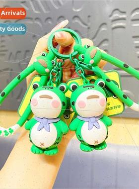 Lone Widow Frog Creative Schoolbag Keychain Doll Doll Keycha