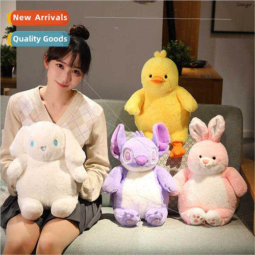 New winter hwarmer pillow doll creative hmuffler doll plush