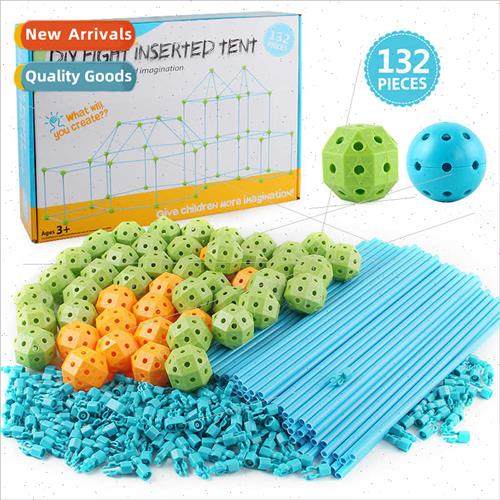 DIY tent toys ss puzzle DIY build children tent toys can DIY
