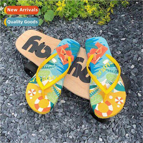 Summer Korean  2022 female Japanese couple flip-flops seasid