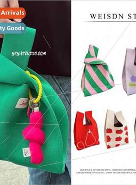 2023 Korean candy bag sunflower camellia checkerboard checke