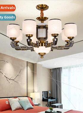 xury imation jade Chinese living room chandelier villa hall