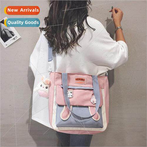 ins cute college students class shoulder bag new Korean soft