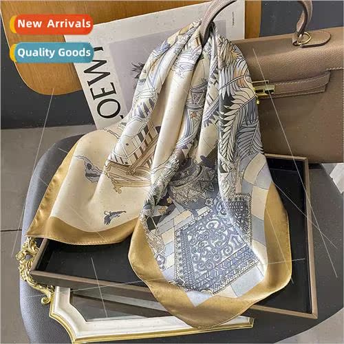Spring summer new high-class sense scarf silk scarf versatil