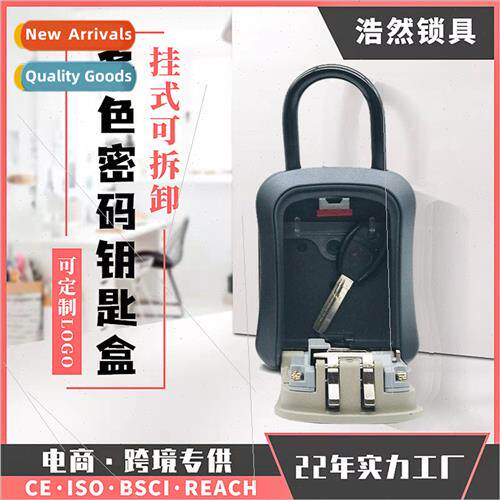 Outdoor Hanging Combination Key Box Built-in Key Hook 4-dig