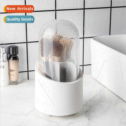 Rotating Makeup Brush Organizer Sub Barrel DustproLoose Powd