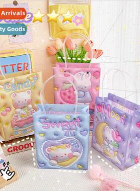 Cream pop-up gift bags cartoon gift bags PP plastic waterpro