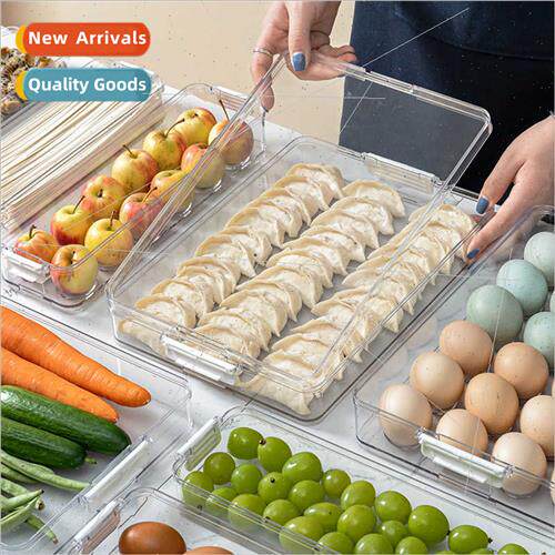 Kchen Transparent Fridge Organizer Stackable DustproDumpling
