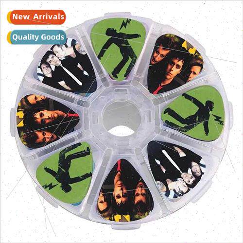 50pcs Colorful Pattern Guar Plectrum Set Musical Instrument