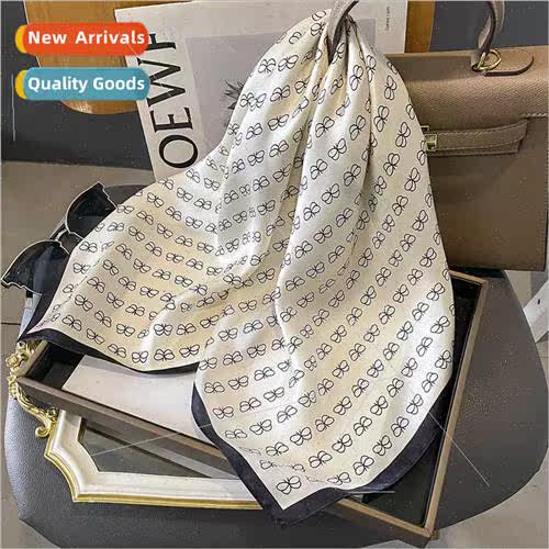 Mulberry silk silk scarf female spring fall new fashion deco