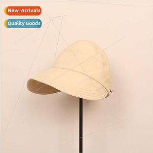 cap han sun top duck hollow summer hat can Hat tongue female