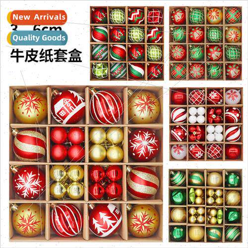Christmas decorations 6cm electroplated plastic ball shaped
