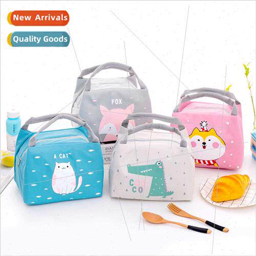 cartoon handheld lunch box bag  bag cute pets lunch bag smal