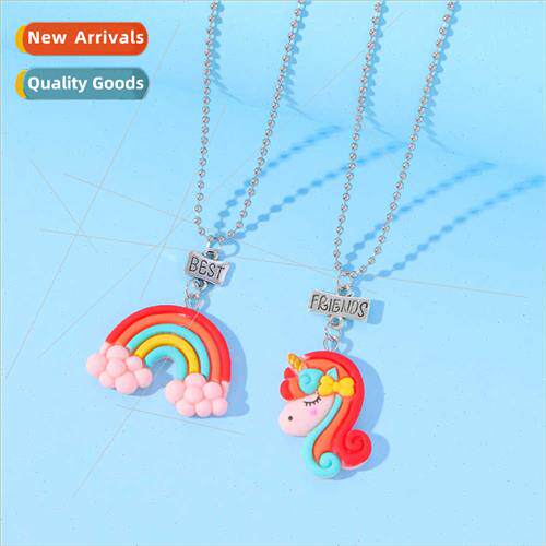Europe Uned States new good friends BBF love necklace two-co